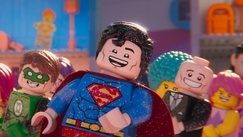 Sparkly Superman? Yup.